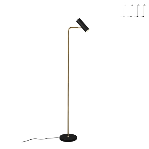 Moderne vloerlamp met verstelbare spot Yaruk Aanbieding