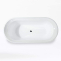 Freestanding badkuip met ovaal design in hars Arbe Aanbod