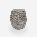 Moderne design zeshoekige tafel met parelmoerinleg Tari Verkoop