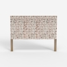 Tête de lit en bois incrusté 174x135cm pour lit double Juno Offre