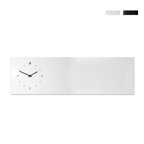 Horloge murale ardoise magnétique horizontale design moderne Promotion