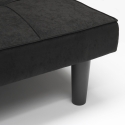 Stoffen design 2-zits slaapbank Giada Dark Model