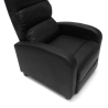 Fauteuil relax inclinable avec repose-pieds en similicuir Alice 