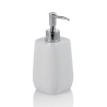 Ensemble d'accessoires de salle de bain en résine blanche Capua Vente
