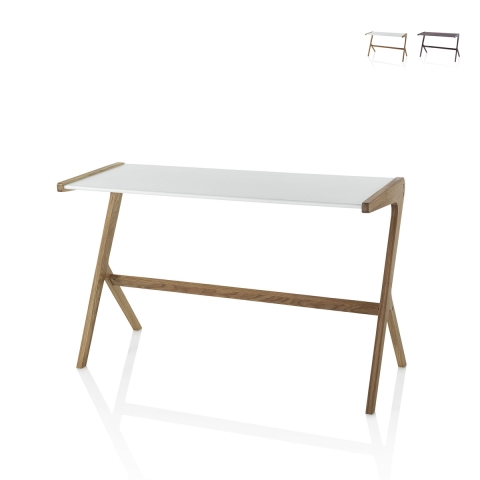 Bureau moderne en bois design minimaliste Allison Promotion
