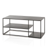 Moderne design metalen salontafel 120x50 cm Angie Aanbod