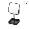 Miroir de table avec grossissement et plateau intégré Ketty Promotion