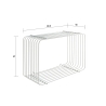 Étagère murale design moderne en métal Kabe 