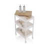 Mobiele trolley met wielen en 3 opbergrekken Lando B Kortingen