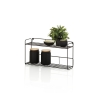 Metalen wandplank met 2 planken Nori Korting