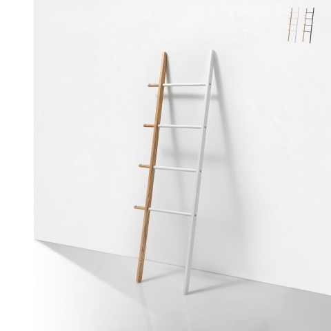 Houten handdoekenrek voor badkamer, modern design Olaf Aanbieding