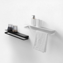 Omkeerbare metalen wandplank in matte afwerking modern design Ryo Prijs