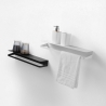 Omkeerbare metalen wandplank in matte afwerking modern design Ryo Prijs
