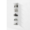 Boekenkast open rek modern design 6 planken Soft Korting