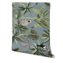 Behang met jungle en bloemenmotief voor woonkamer en kinderkamer Jungla Korting