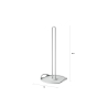 Porte-rouleau de cuisine en métal mat Singe Dimensions