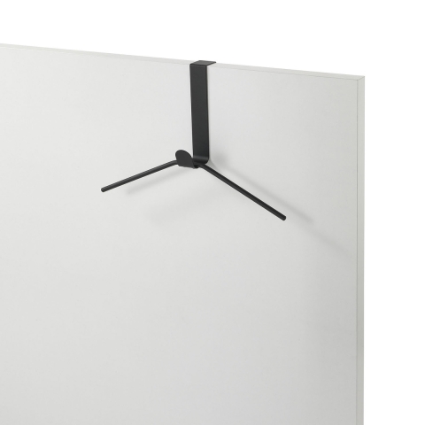 Kapstok voor deur in zwart metaal Trim Aanbieding