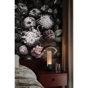 Behang met bloemenmotief voor slaapkamer shabby chic Donker Bloemenpatroon Catalogus