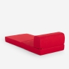 Fauteuil-lit pliable gain de place 2en1 en tissu Betty Dimensions