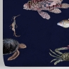 Moderne realistische maritieme designbehang Tropische Blauwe Vissen Kortingen