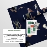 Moderne realistische maritieme designbehang Tropische Blauwe Vissen Catalogus
