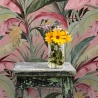 Papier peint raffiné floral style jungle Bosco Tropicale Rose Vente
