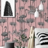 Papier peint adhésif rose élégant pour salon/chambre Pellicani Vente