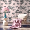 Papier peint adhésif rose élégant pour salon/chambre Pellicani Remises