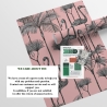 Papier peint adhésif rose élégant pour salon/chambre Pellicani Modèle