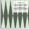 Groene geometrische vintage design behang voor woonkamer Chevron Korting