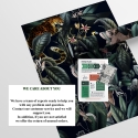Papier peint chambre à coucher floral jungle Giungla Botanica Modèle