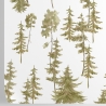Papier peint adhésif forêt pour salon entrée Pini Verdi Offre