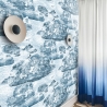 Papier peint bleu ciel pour salon et chambre Nuvole Vintage Vente