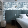 Papier peint bleu ciel pour salon et chambre Nuvole Vintage Offre