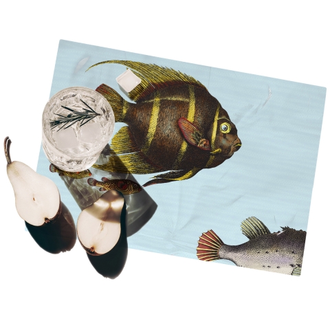 Ensemble de 2 sets de table design marin 42x30 cm Acquario Promotion