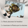 Ensemble de 2 sets de table design marin 42x30 cm Acquario Vente