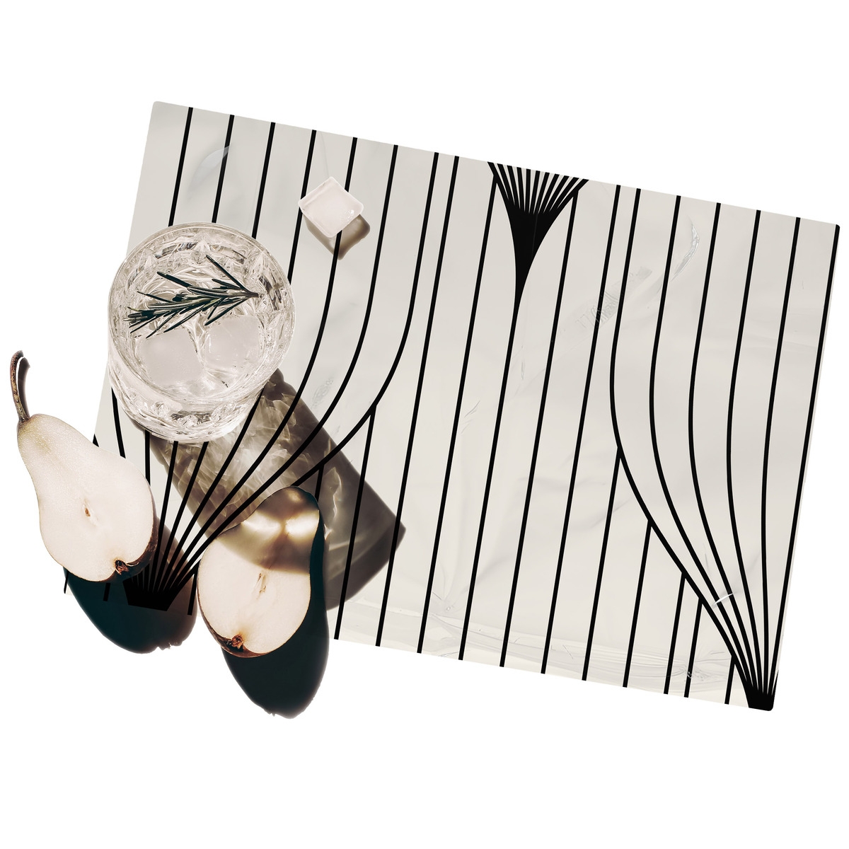 Set van 2 wasbare placemats vintage design 42x30 Art Déco Aanbieding Set van 2 wasbare placemats vintage design 42x30 Art Déco Aanbieding