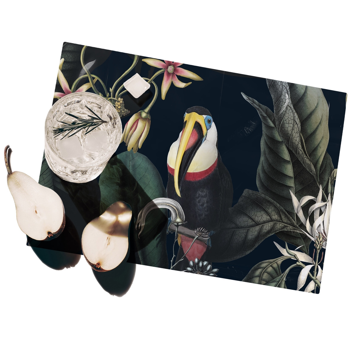 Set de 2 sets de table lavables imprimé animaux de la jungle 42x30 Dark Jaguar Promotion Set de 2 sets de table lavables imprimé animaux de la jungle 42x30 Dark Jaguar Promotion