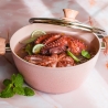 Batterie de cuisine induction 10 pièces effet granit rose Stonerose Modèle