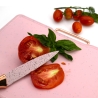 Set van 3 granietlook kunststof snijplanken roze Bisetti Stonerose Korting