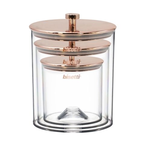 Set van 3 stapelbare keukenpotten ruimtebesparend vershoudend Stonerose Aanbieding