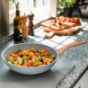 Wok en aluminium antiadhésif 28cm effet pierre Pierre Gourmet Vente