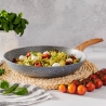 Wok en aluminium antiadhésif 28cm effet pierre Pierre Gourmet Réductions