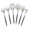 Ensemble de 6 ustensiles de cuisine en silicone avec support en métal Stonewhite Offre