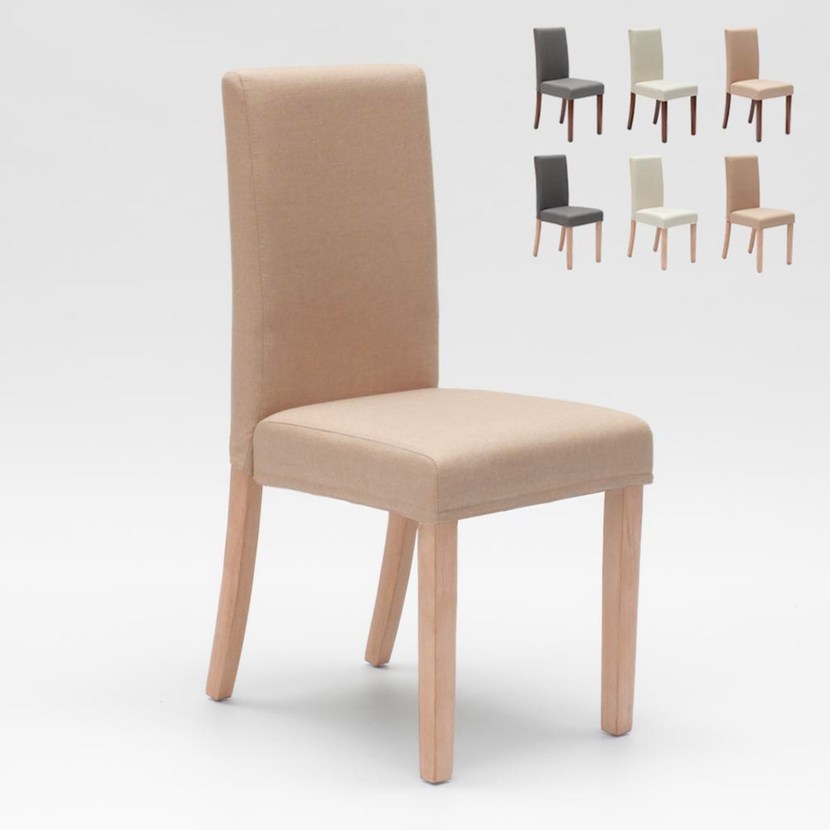 Gewatteerde houten stoel Comfort in Henriksdal-stijl Aankoop Gewatteerde houten stoel Comfort in Henriksdal-stijl Aankoop
