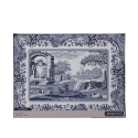 Set de 6 sets de table rigides Blue Italian style anglais 30,5x23 cm Promotion