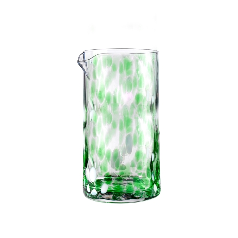 Brocca eau 0,5lt en verre couleur verte 15cm Carnaval Promotion