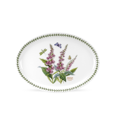 Ovale serveerschaal 33 cm in porselein Portmeirion Botanic Garden Aanbieding