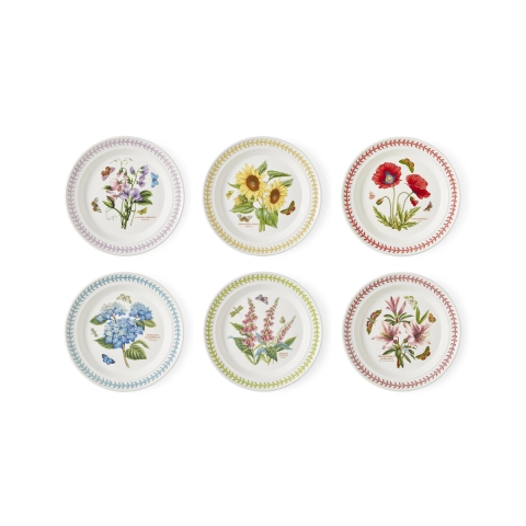 Set de 6 assiettes plates 26,7 cm Portmeirion Botanic Garden Meadow Promotion