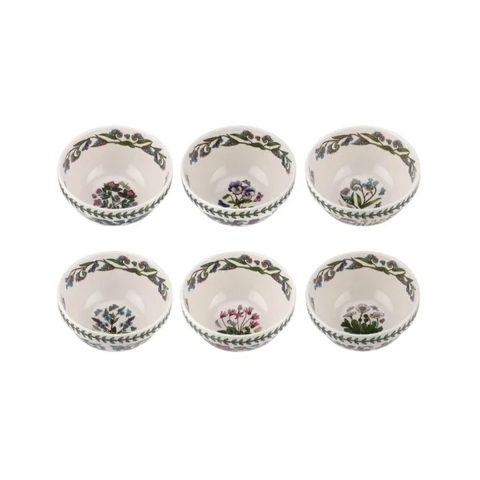 Lot de 6 bols empilables en porcelaine 18 cm Portmeirion Botanic Garden Promotion